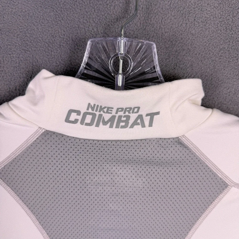 Nike Pro Combat Men's Shirt‎ Hyperwarm Dri-Fit LS XL MMA Jiu Jitsu Fitted EUC